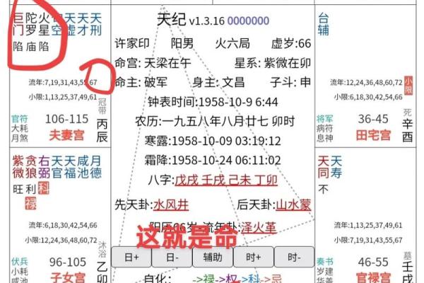 紫微斗数中的大限与小限运势分析