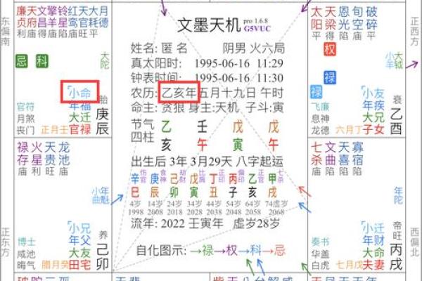 紫微斗数中的大限与小限运势分析