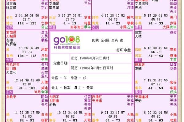 紫微斗数中的命主星与性格分析