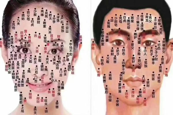 通过痣相看健康运势的秘密