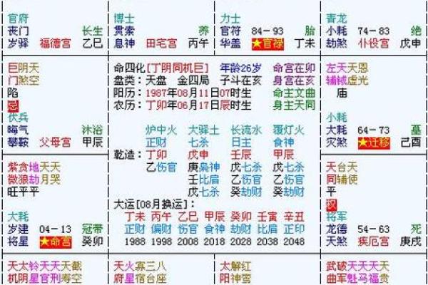 在线紫薇排盘解密个人命运的深层次信息