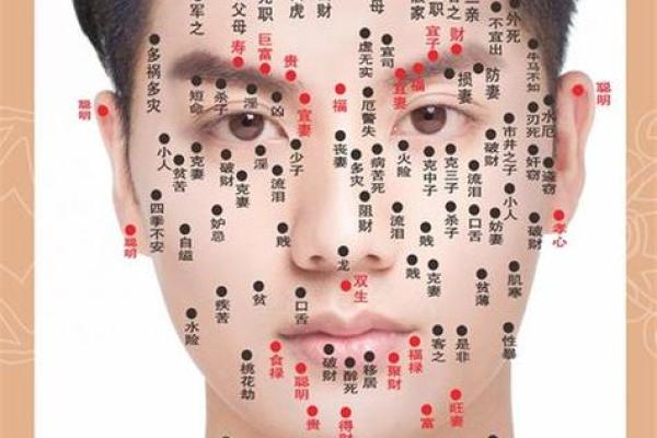 痣相图解析：如何通过面部痣相预测个人运势