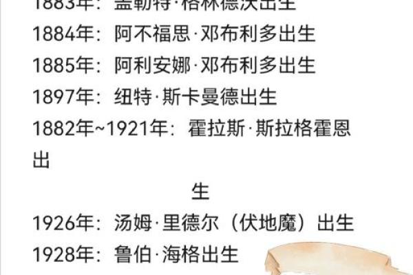 土命人的运势与生年年份的联系
