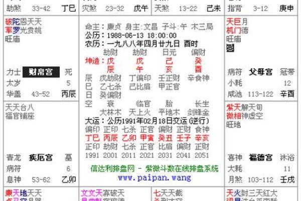 紫微排盘在线解读命运趋势