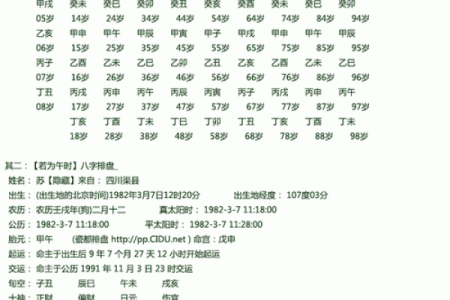 四柱八字排盘基础知识与详细解析指南
