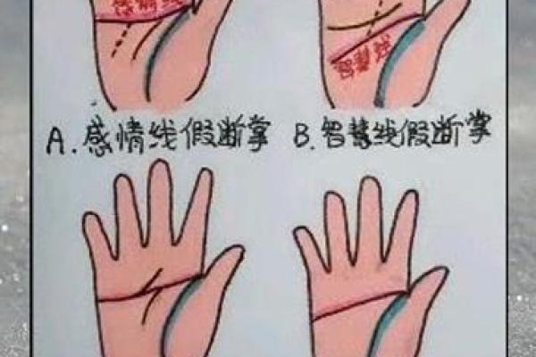 断掌命理解析：了解断掌线背后的命运密码