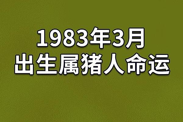 木猪命的性格特点与命运解析