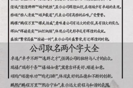 公司在线起名网助力创业者打造品牌新形象
