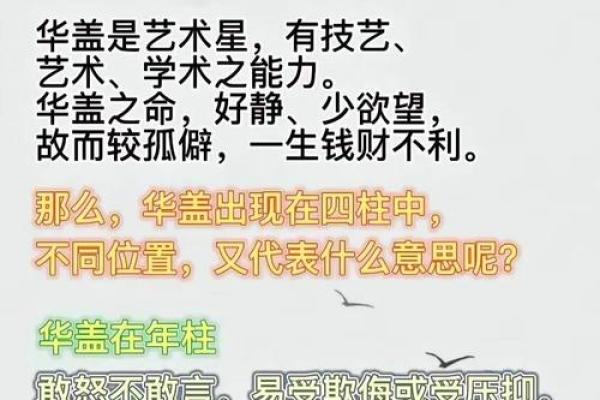 八字命理中的中华盖是什么意思及其影响解析