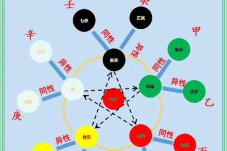 天干与十神的关系在命理学中的应用