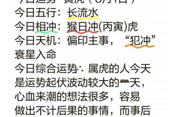 今日属虎人运势走向：谨慎应对突如其来的变动
