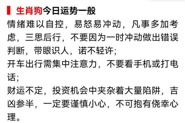 今日生肖运势详解：适合做什么？避开哪些陷阱？