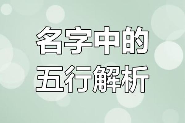 名字五行分析：如何根据五行确定姓名的属性