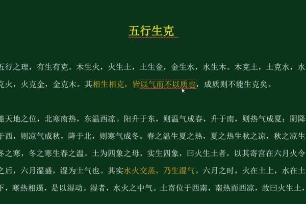 五行属性解析及其影响分析