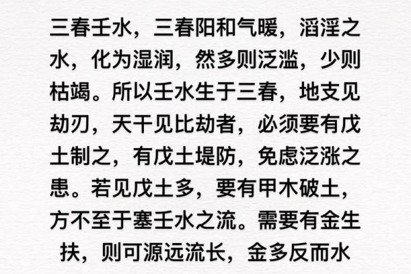 深入剖析壬水命理：适合的职业与生活建议