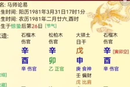 通过四柱命理漫画解读人生的潜在趋势