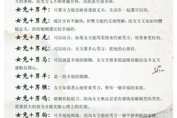 女兔男猪婚姻是否和谐？从生肖角度解读两者配对的优势与挑战
