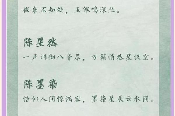 精选适合陈姓女宝宝的优雅名字