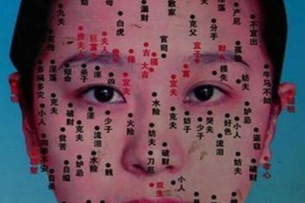 女性面部痣相解析与命运解析