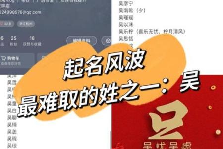 吴姓男孩名字推荐：寓意深远、响亮大气