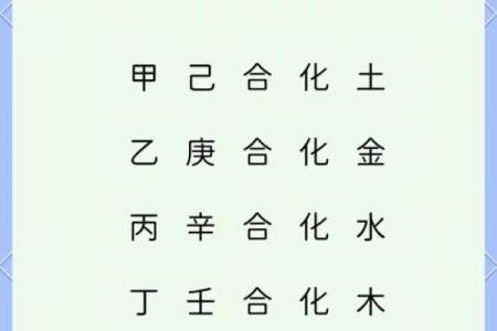 天干化合结果：影响命运的重要元素