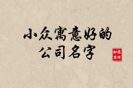 四字公司名字的寓意与市场影响力