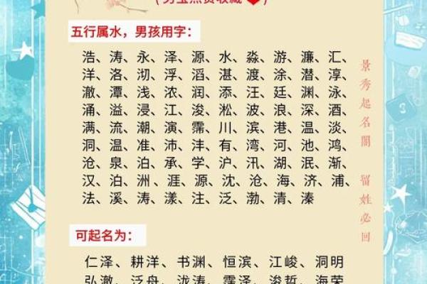 五行属水的字，如何改变你的事业运势