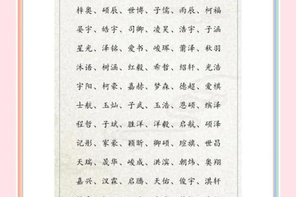男孩名字中的“梓”，为何如此受欢迎？