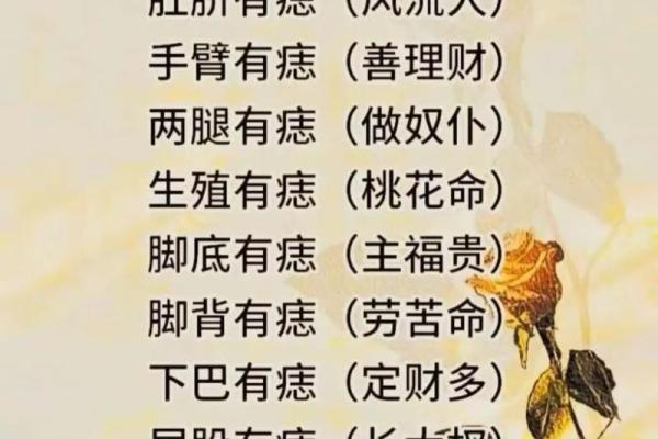 痣相吉凶深度解析，看你的痣能否转运？