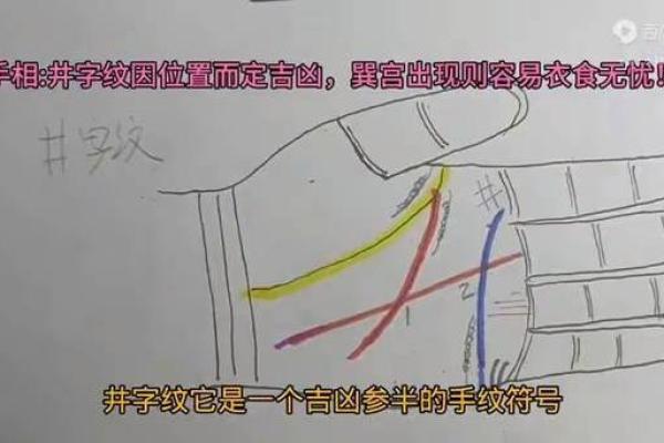 手相揭秘：井字叉预示的惊人命运，你敢看吗？