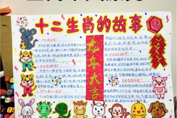 生肖魅力大揭秘：十二生肖手抄报创意盛宴