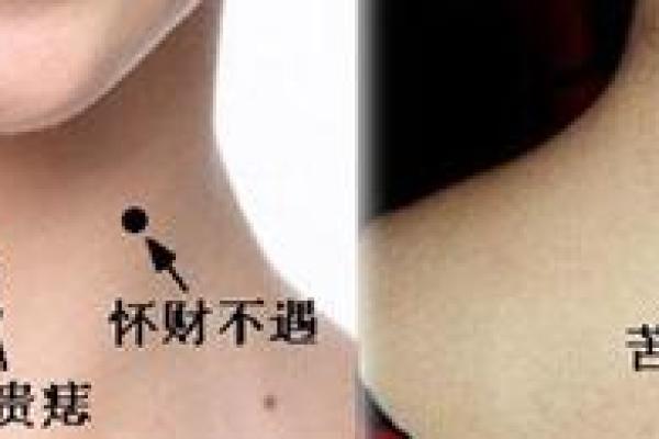 脖子痣相揭秘：你的运势藏在这里