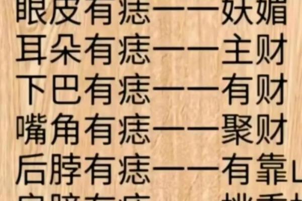 奇迹脸痣，揭示你的运势、健康、性格秘密