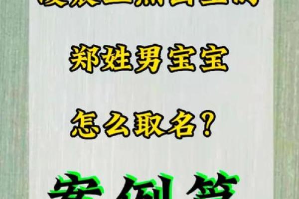如何根据五行八字为郑姓男孩起名