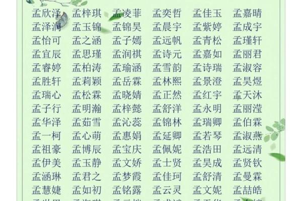 孟德起名秘籍：提升孩子运势的关键技巧