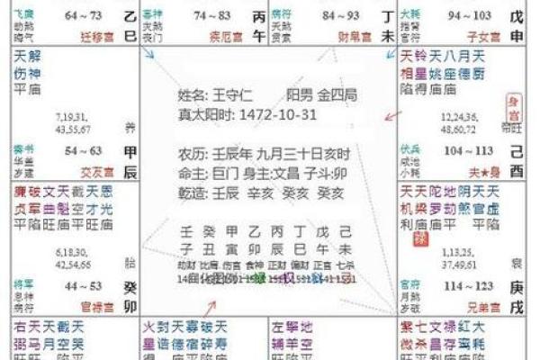 紫薇排盘天相解析：揭示命运中的神秘力量