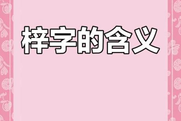 梓字的五行属性：探索它对你生活的深远影响