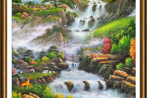 玄关山水画：揭秘风水禁忌，家居入门的第一道吉祥门面