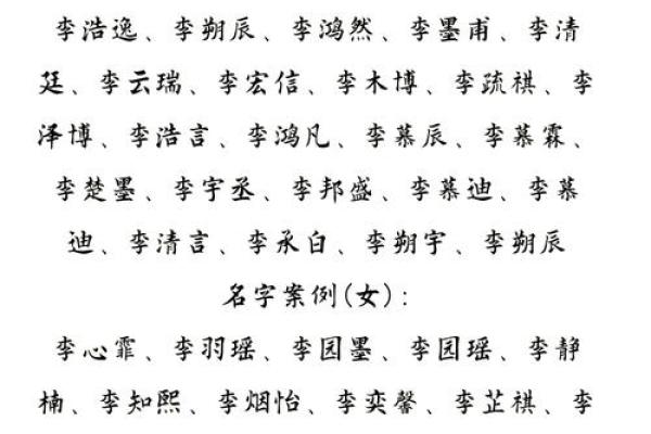 李姓宝宝如何起名最吉利