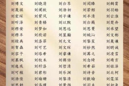 刘姓宝宝起名技巧：帮你挑选最合适的名字