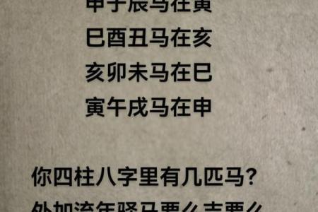驿马八字与事业：如何抓住命中的转折点