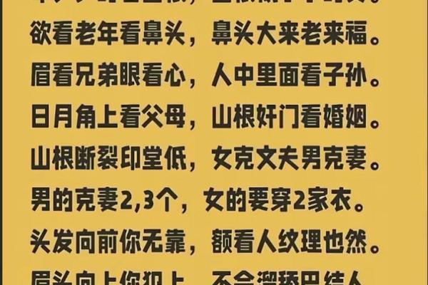面相揭秘：人不可面相，揭秘面相背后的秘密