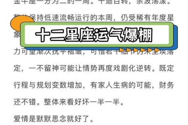 十二星座运势大揭秘：揭秘你的星座秘密，解锁人生新高度