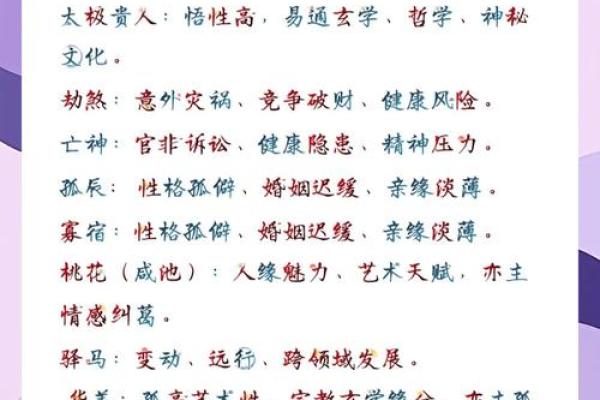 八字神煞解析：如何利用神煞提升命运运势