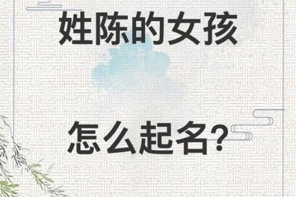 如何为姓陈的女宝宝起个独特又有意义的名字