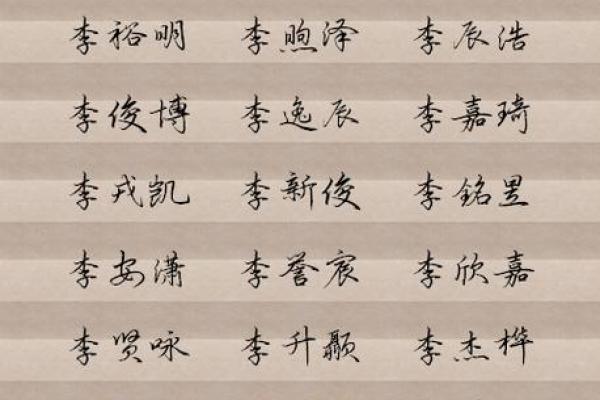 李姓男孩名字大全，给孩子一生好运