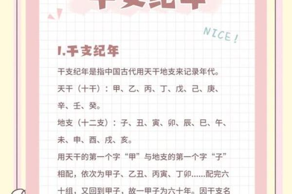 天干地支记年法，解锁中国传统文化的时间密码