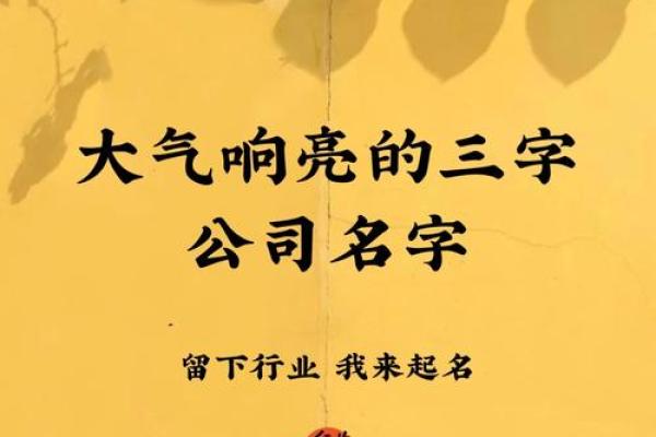 免费为公司取个响亮名字，让品牌从此与众不同
