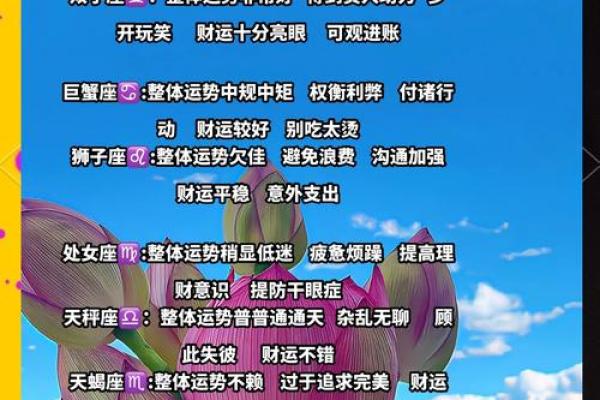 12星座财运揭秘：你的星座运势如何？