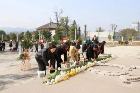 清明祭扫寄哀思，踏青赏花正当时